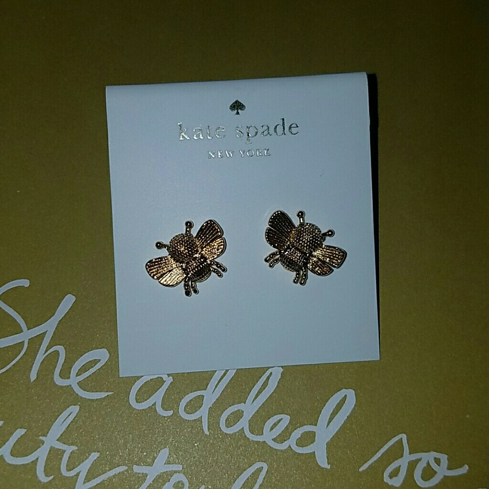 Kate spade into the blooms bee earrings - Picture 2 of 4